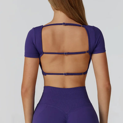 JIA SeamlessSlim Fit Fitness Top for Women ZC7026