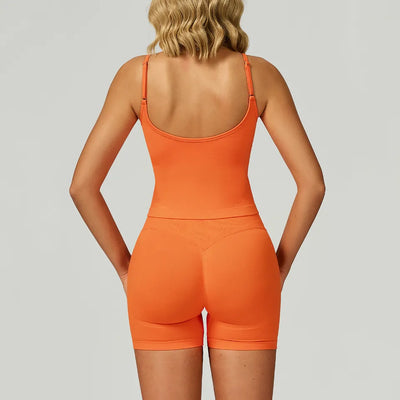 JIA Seamless Color-Bound Yoga Tank Top ZC9245