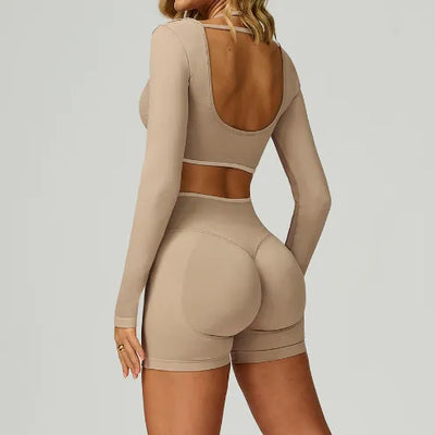JIA Seamless Booty Lifting Gym Shorts ZC9245