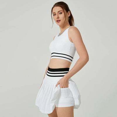JIA 2 Piece Classic Tennis Workout Outfits -detail