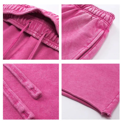 JIA Batik Washed Athletic Shorts for Men
