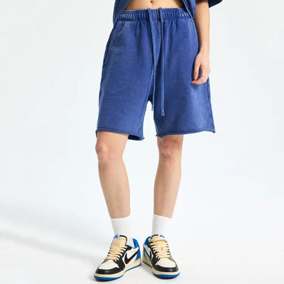 JIA Batik Washed Athletic Shorts for Men wholesale gym shorts