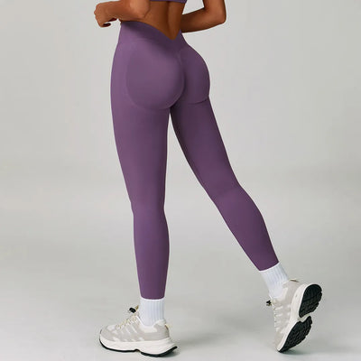 JIA Booty Lifting Fitness Leggings with V Waist