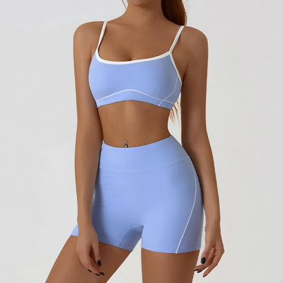 JIA Contrast Color Athletic Bra Tanks 
