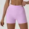 JIA Contrast Color Yoga Shorts for Fitness