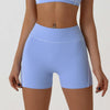 JIA Contrast Color Yoga Shorts for Fitness