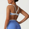 JIA Contrast Colors Padded Sports Bra 