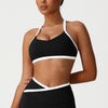 JIA Contrast Colors Padded Sports Bra 