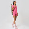 JIA Crew Neck Sports Basic Short Sleeve T Shirts gym shirts