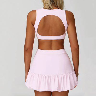 JIA Diamond Neckline Sports Bra Athletic Tanks