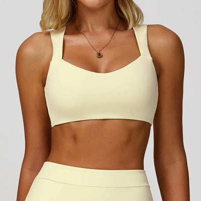 JIA Diamond Neckline Sports Bra Athletic Tanks