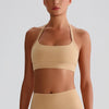 JIA Halter Sports Bra Medium Support fitness padded bra for women