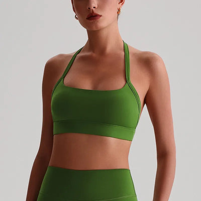 JIA Halter Top Sports Bra Medium Support for women