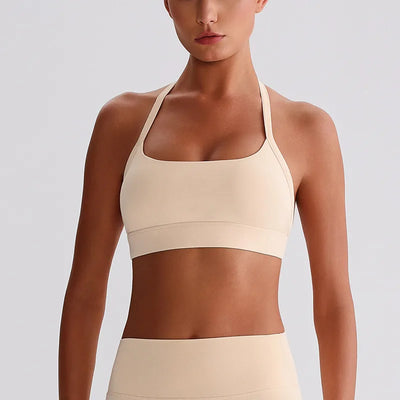 JIA Halter Top Sports Bra Medium Support workout top