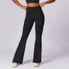 JIA High Folded Waist Wide Leg Yoga Pants