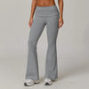 JIA High Folded Waist Wide Leg Yoga Pants