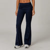JIA High Folded Waist Wide Leg Yoga Pants