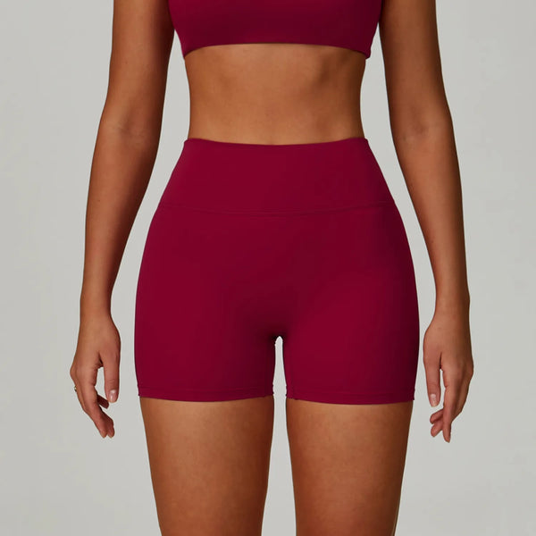 JIA High Waist Athletic Biker Shorts for Women