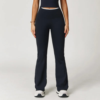 JIA High Waist Fitness Flared Yoga Pants for Women Butt Lifting Yoga Pants