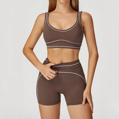 JIA High Waist Gym Shorts for Running athletic shorts