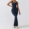 JIA Hollow Back Booty Lifting Jumpsuit for Fitness 