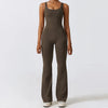 JIA Hollow Back Booty Lifting Jumpsuit for Fitness 