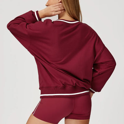 JIA Ladies Round Neck Sweatshirts for Outdoor