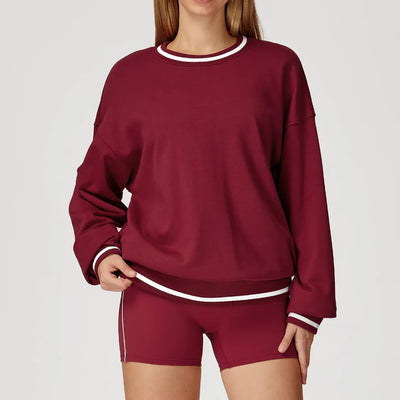 JIA Ladies Round Neck Sweatshirts for Outdoor