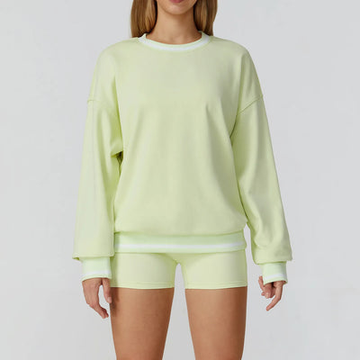 JIA Ladies Round Neck Sweatshirts for Outdoor
