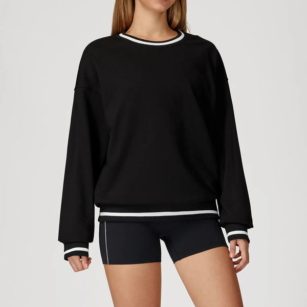 JIA Ladies Round Neck Sweatshirts for Outdoor