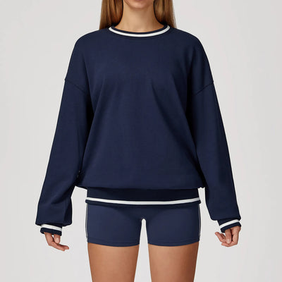 JIA Ladies Round Neck Sweatshirts for Outdoor