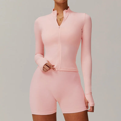JIA Lightweight Slim Fit Fitness Jacket