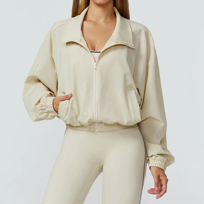 JIA Lightweight Workout Jacket with Zip Up 