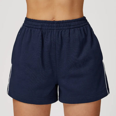 JIA Loose Fit Cargo Sweat Shorts with Pockets
