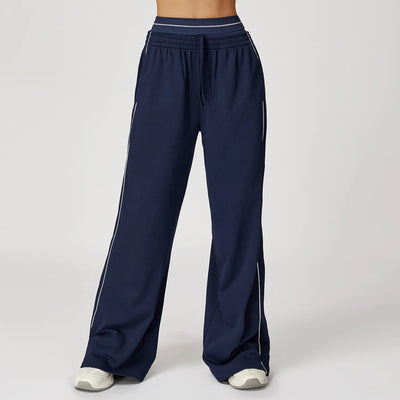 JIA Loose Fit Cargo Sweatpants with Pockets 