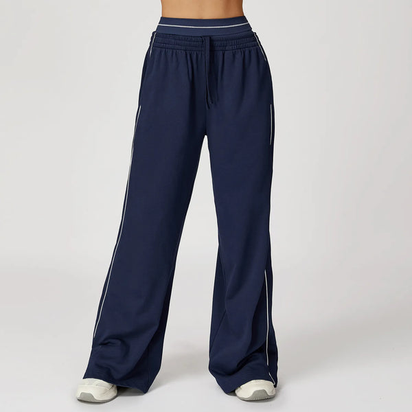 JIA Loose Fit Cargo Sweatpants with Pockets 