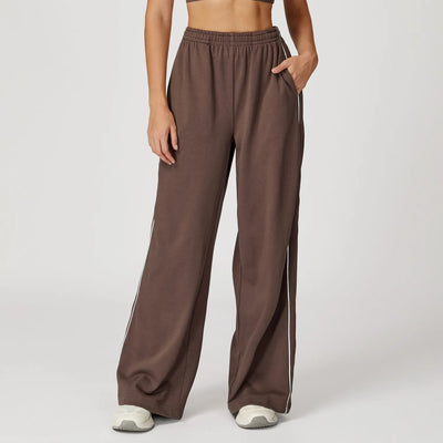 JIA Loose Fit Cargo Sweatpants with Pockets 