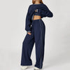 JIA Loose Fit Cargo Sweatpants with Pockets 