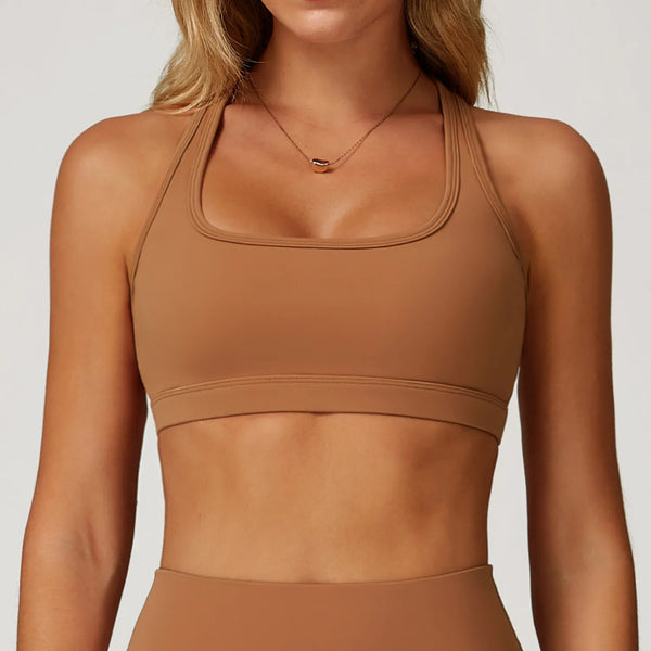 JIA Medium Impact Y Back Sports Bra with Pads