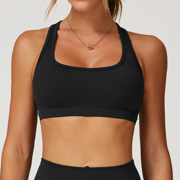 JIA Medium Impact Y Back Sports Bra with Pads