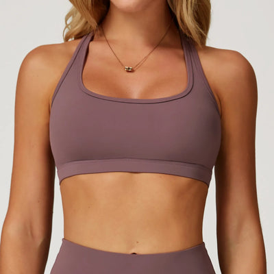JIA Medium Impact Y Back Sports Bra with Pads