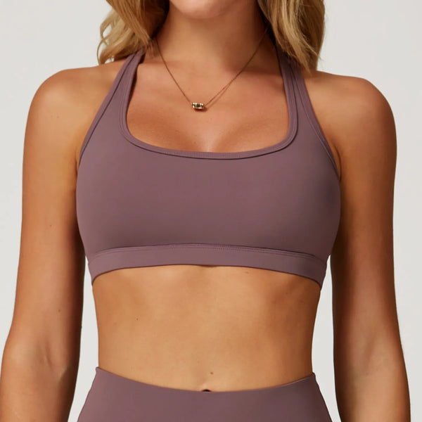 JIA Medium Impact Y Back Sports Bra with Pads