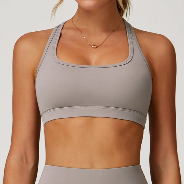 JIA Medium Impact Y Back Sports Bra with Pads