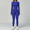 JIA One Piece Workout Bodysuit with Long Sleeve
