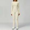 JIA One Piece Workout Bodysuit with Long Sleeve