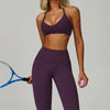 JIA Padded Athletic Bra with Cross Back 