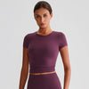 JIA Recycled Basic T Shirts Short Sleeve Yoga Top​