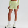 JIA Recycled Brushed Butt Lifting Workout Gym Shorts-green
