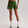JIA Recycled Brushed Butt Lifting Workout Gym Shorts-pine green