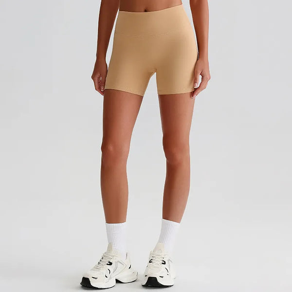JIA Recycled Brushed Butt Lifting Workout Shorts tummy control shorts